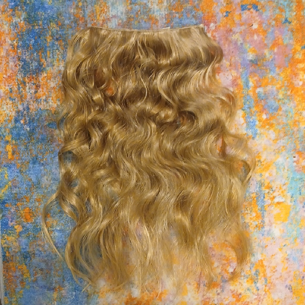 Kooka Style Golden Blonde Wavy Hair Extension